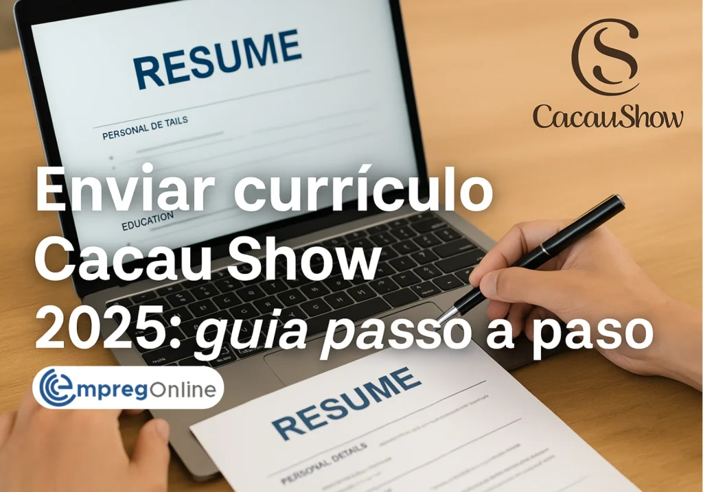Enviar currículo Cacau Show 2025: guia passo a passo - Emprego Online