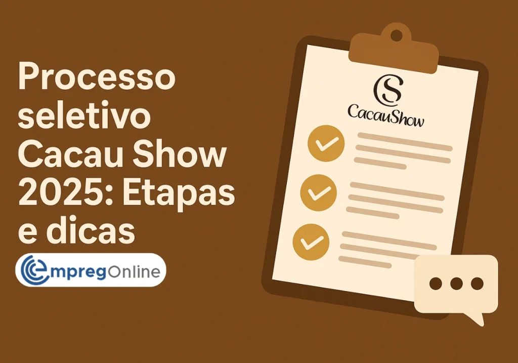 Processo seletivo Cacau Show 2025: Etapas e dicas - Emprego Online