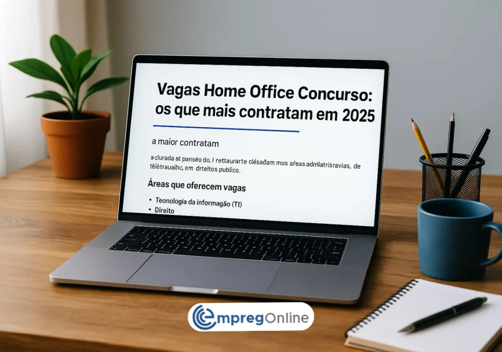 Vagas Home Office Concurso: os que mais contratam em 2025 - Emprego Online