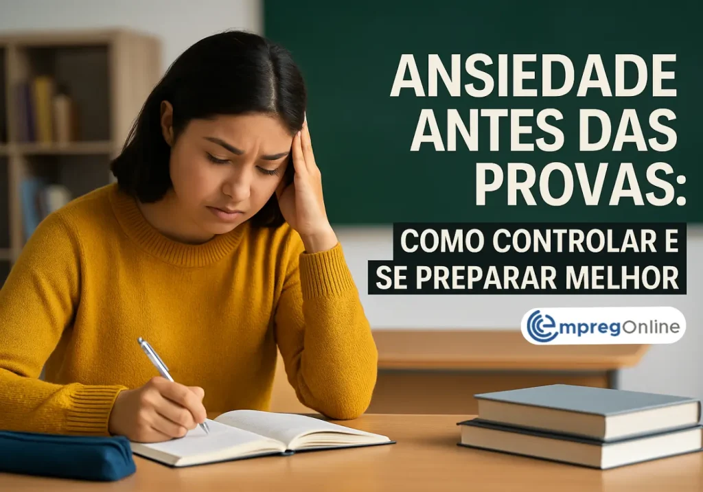 Ansiedade antes das provas: Como controlar e se preparar melhor - Emprego Online