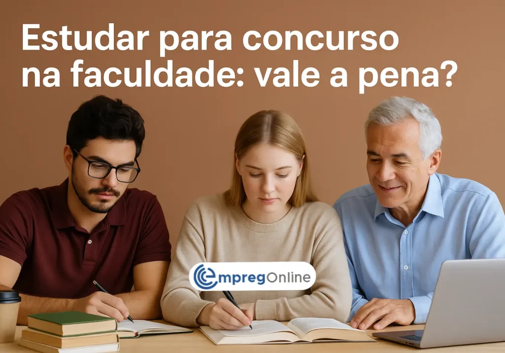 Estudar para concurso na faculdade: Vale a pena? - Emprego Online