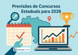 Concursos estaduais 2026 previstos: Lista de cargos - Emprego Online