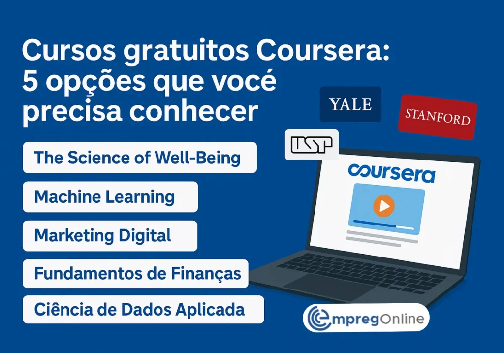 Cursos gratuitos Coursera: 5 opções que você precisa conhecer - Emprego Online