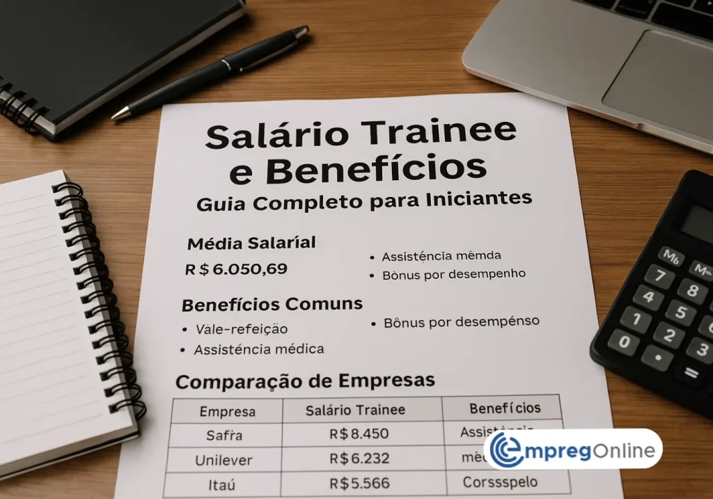 Salário Trainee e Benefícios: Guia Completo para Iniciantes - Emprego Online