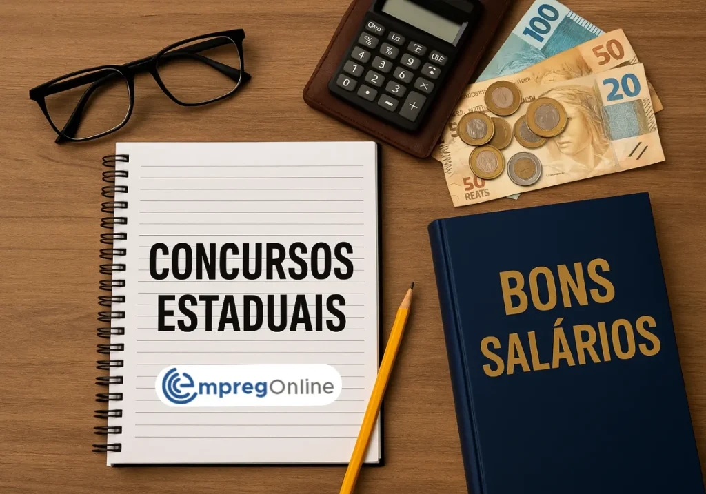 Concursos Estaduais com Benefícios e Bons Salários - Emprego Online