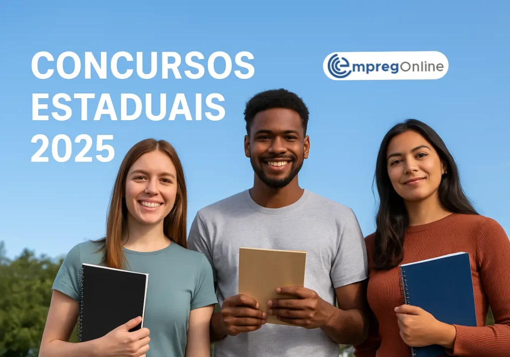 Concursos Estaduais 2025: vagas abertas em todo o Brasil - Emprego Online