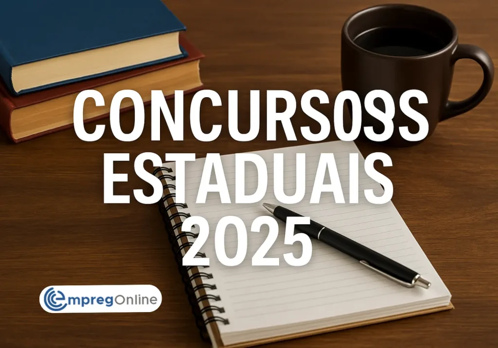 Concursos estaduais 2025: Encontre oportunidades na sua área - Emprego Online