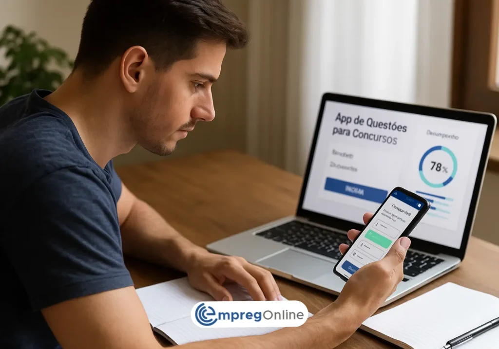 App de Questões para Concursos: Estude de Forma Eficiente - Emprego Online